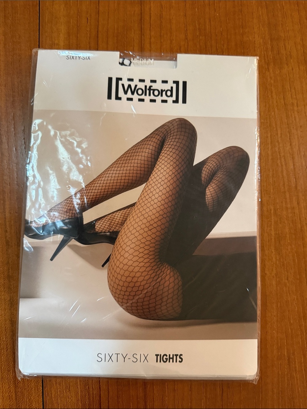 Wolford Black Fishnet Sixty-Six Tights